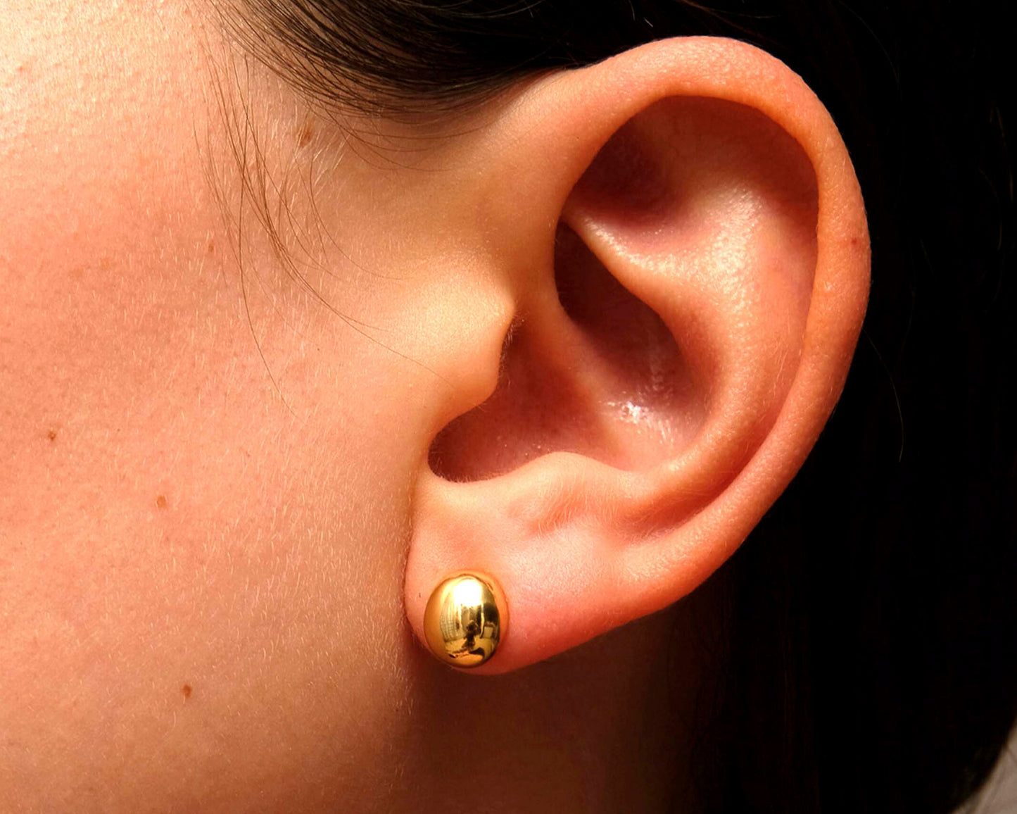 Aretes Ava - Chapa de Oro