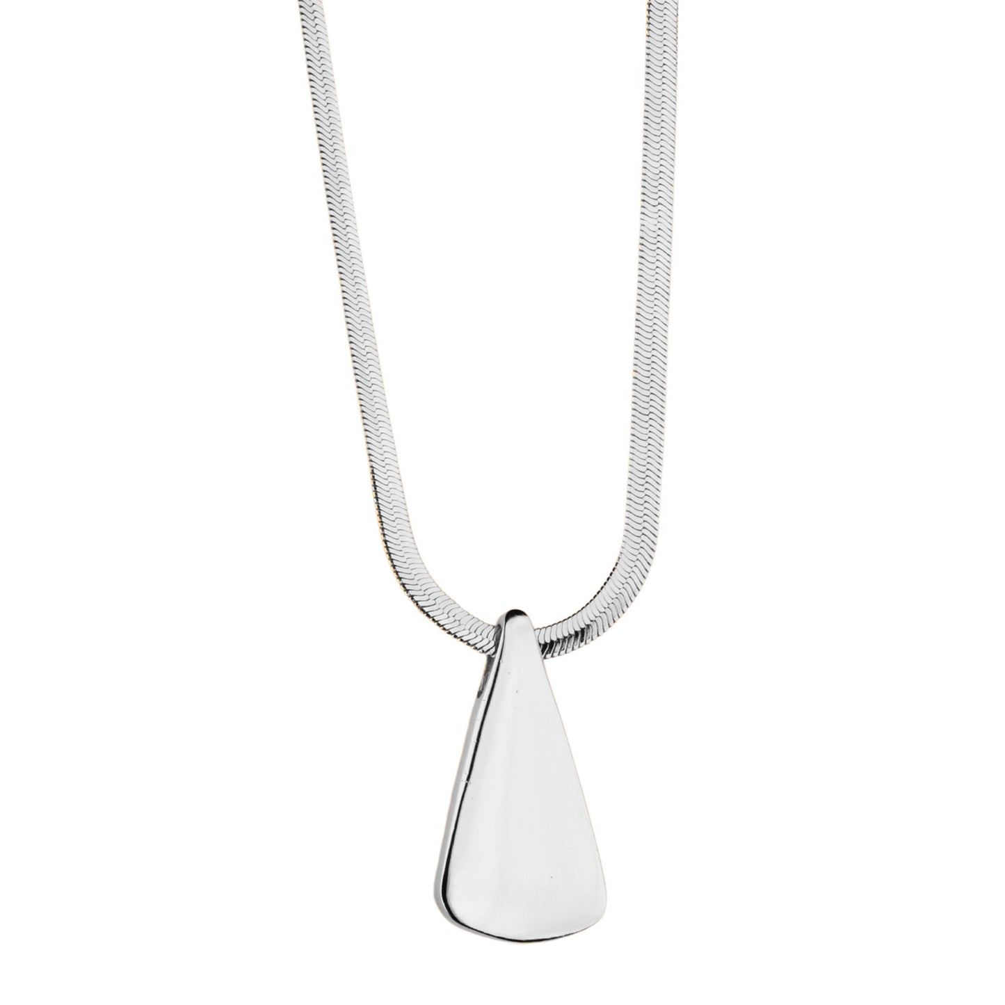 Collar Dije Triangulo - Chapa de Rodio