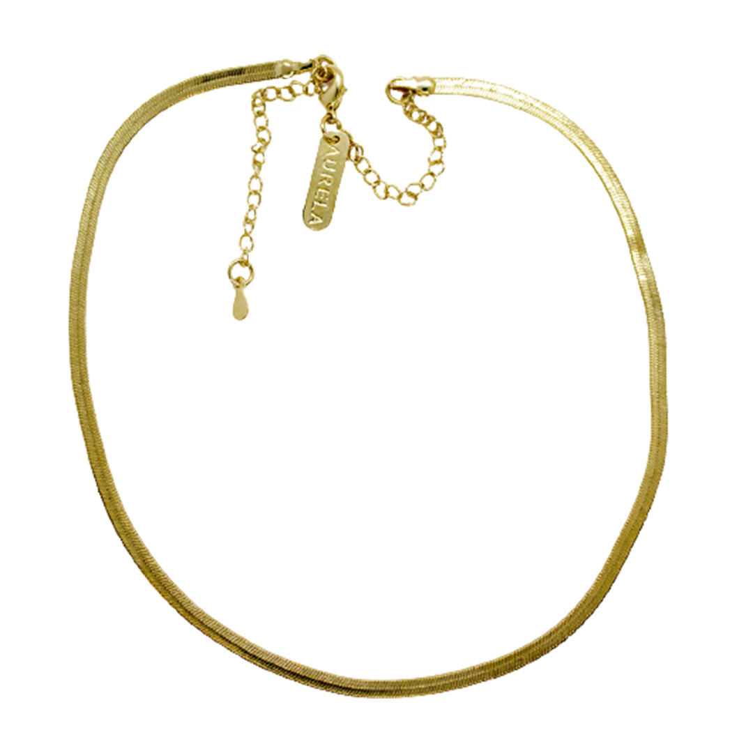 Cadena Plana – Chapa de Oro