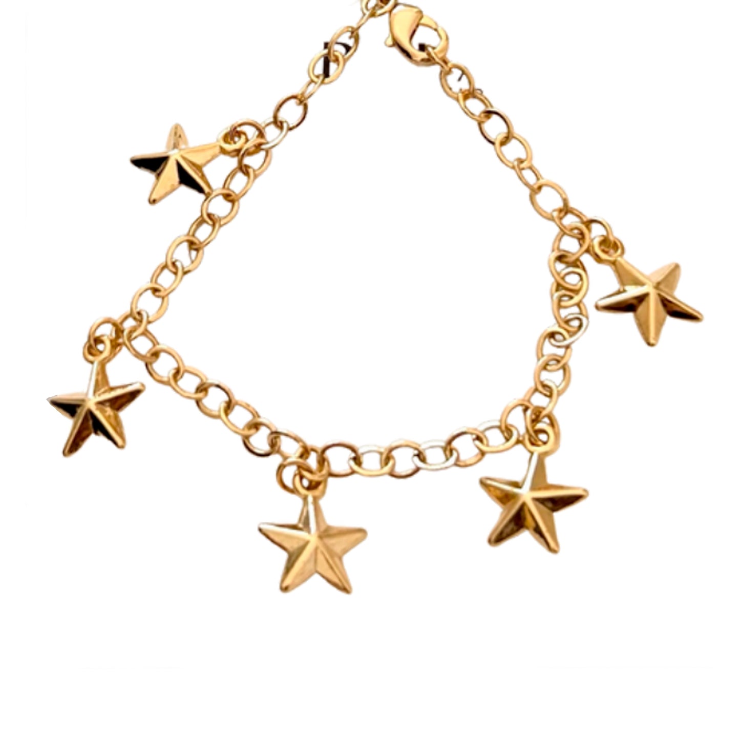 Pulsera con Dijes – Chapa de Oro