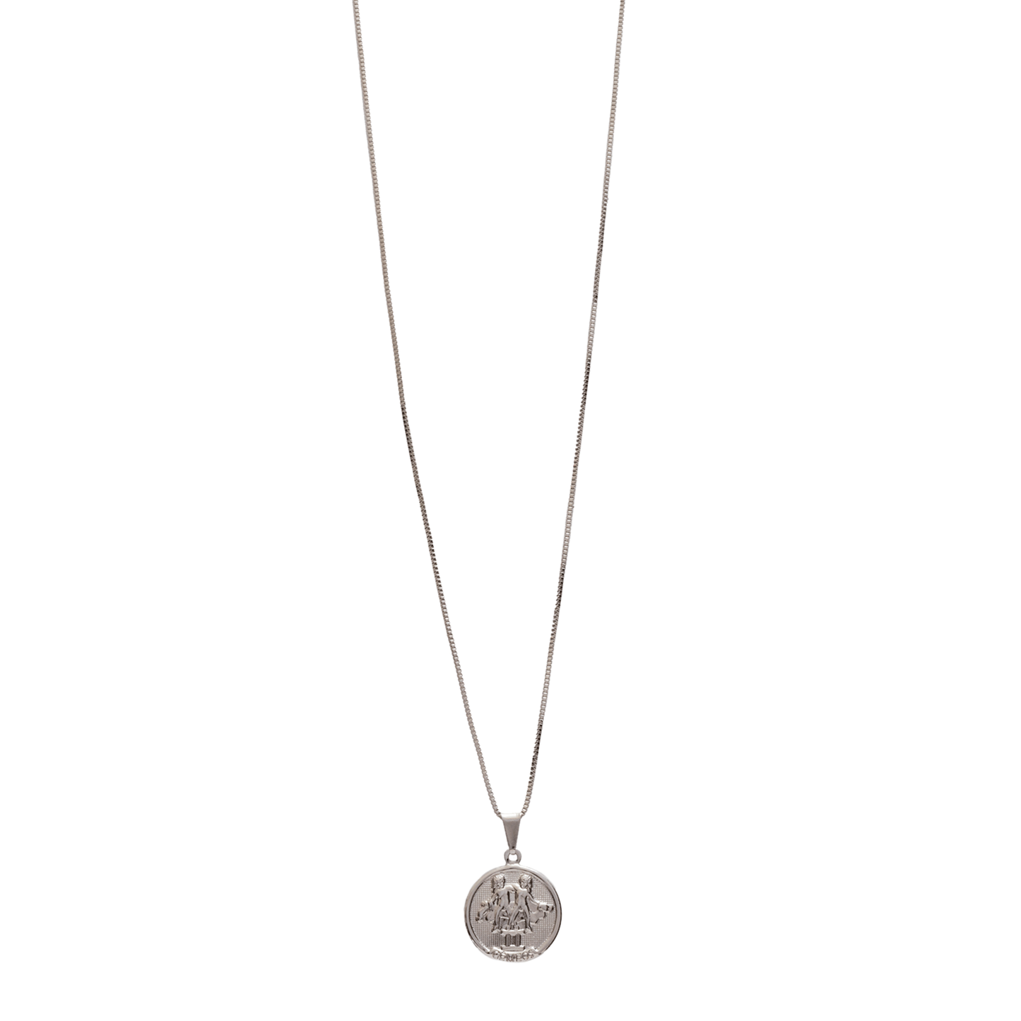 Cadena Geminis - Chapa de Rodio