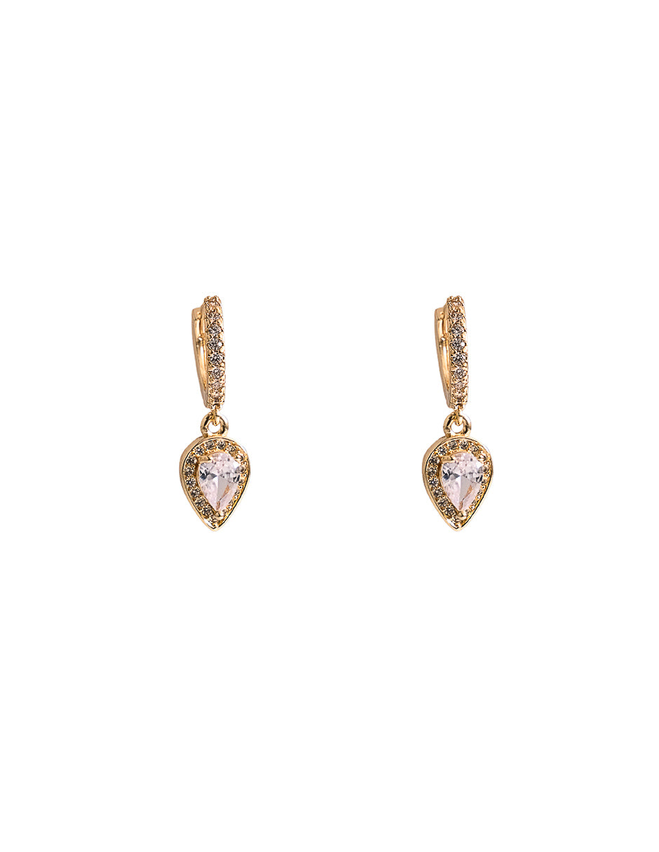 ARRACADAS CON ZIRCONIA GRANDE