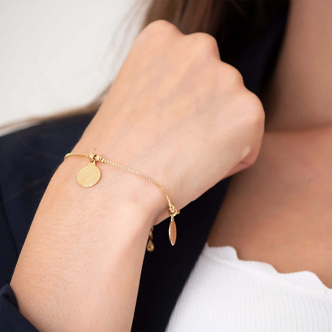 Pulsera San Benito - Chapa de Oro
