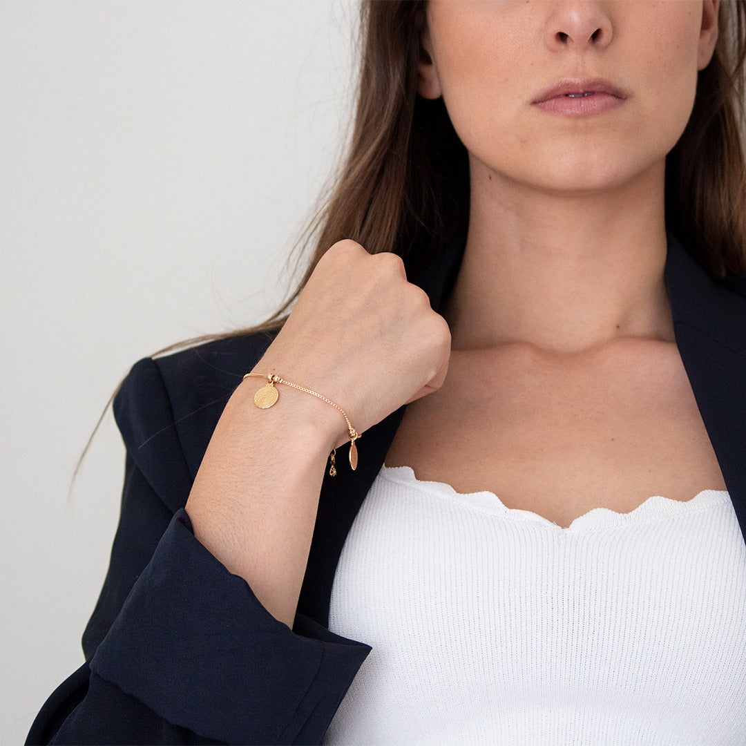 Pulsera San Benito - Chapa de Oro