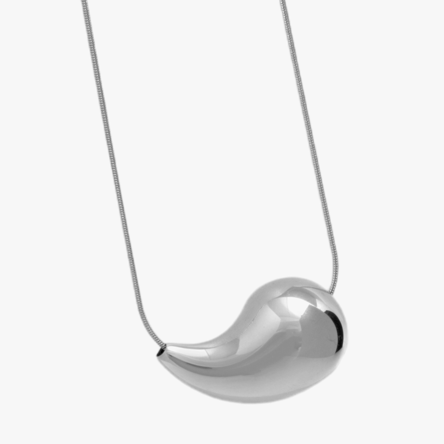 Collar Gota Silver - Chapa de Rodio