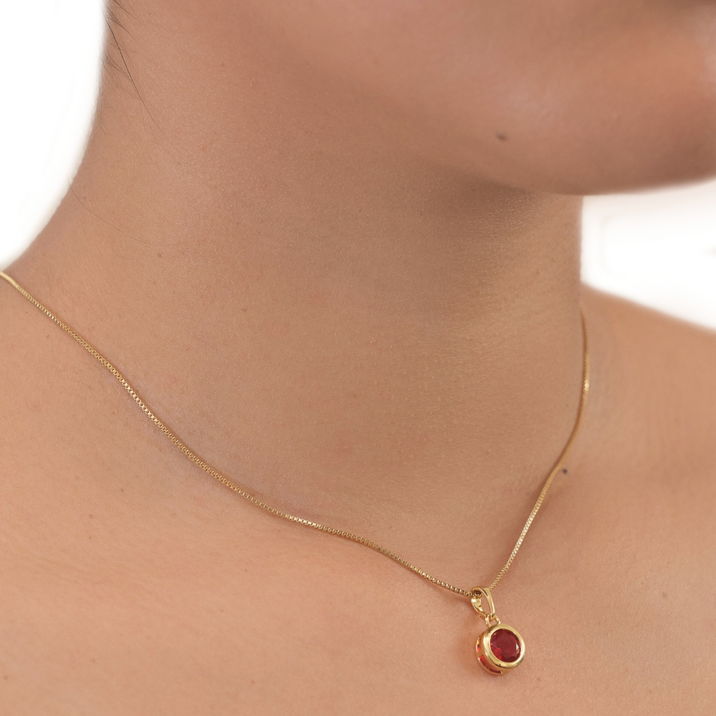 Birthday Necklace - Chapa de Oro