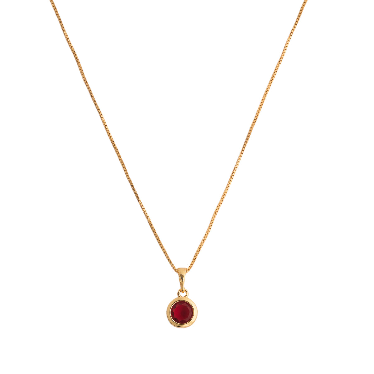 Birthday Necklace - Chapa de Oro