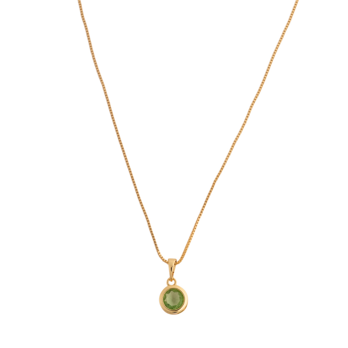 Birthday Necklace - Chapa de Oro