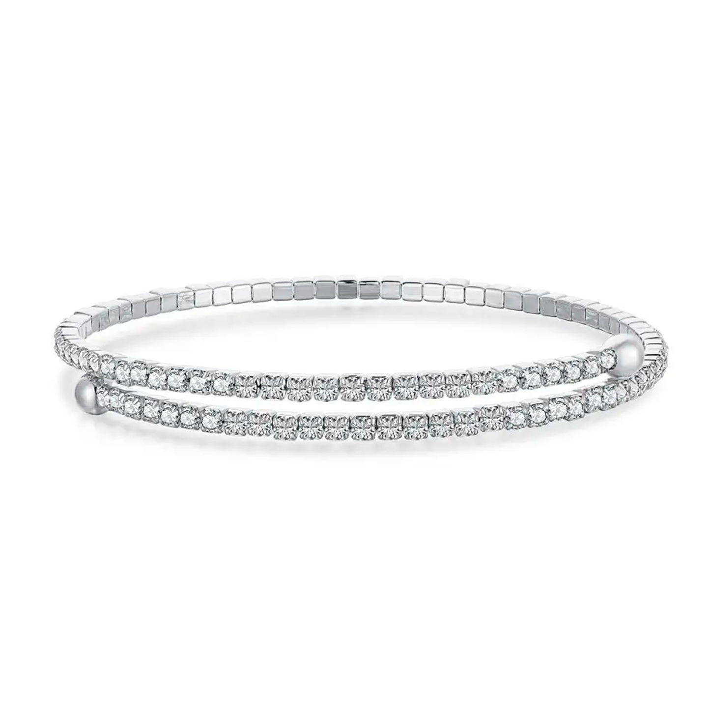 Pulsera Tenis Ajustable - Chapa de Oro