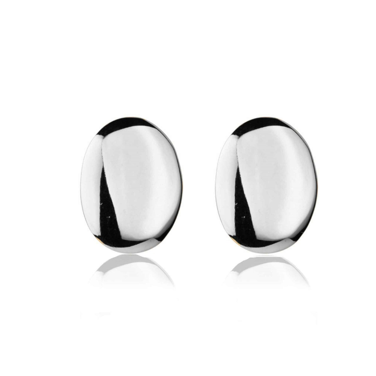 Aretes Esfera Chunky - Chapa de Rodio