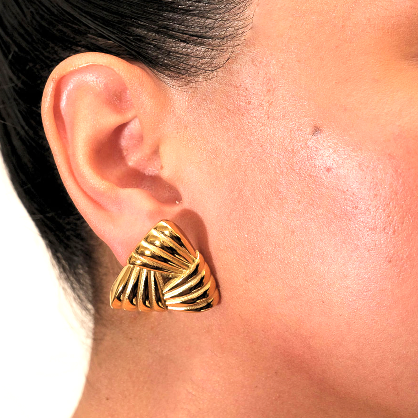 Clarisa Earrings - Chapa de Oro