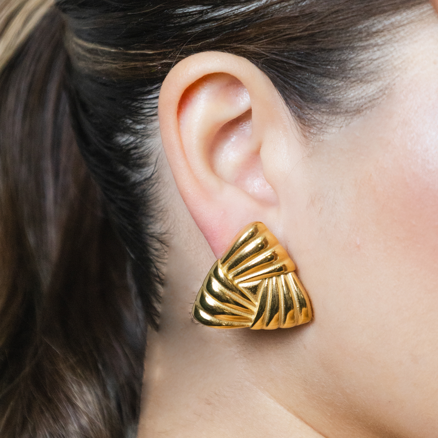 Clarisa Earrings - Chapa de Oro