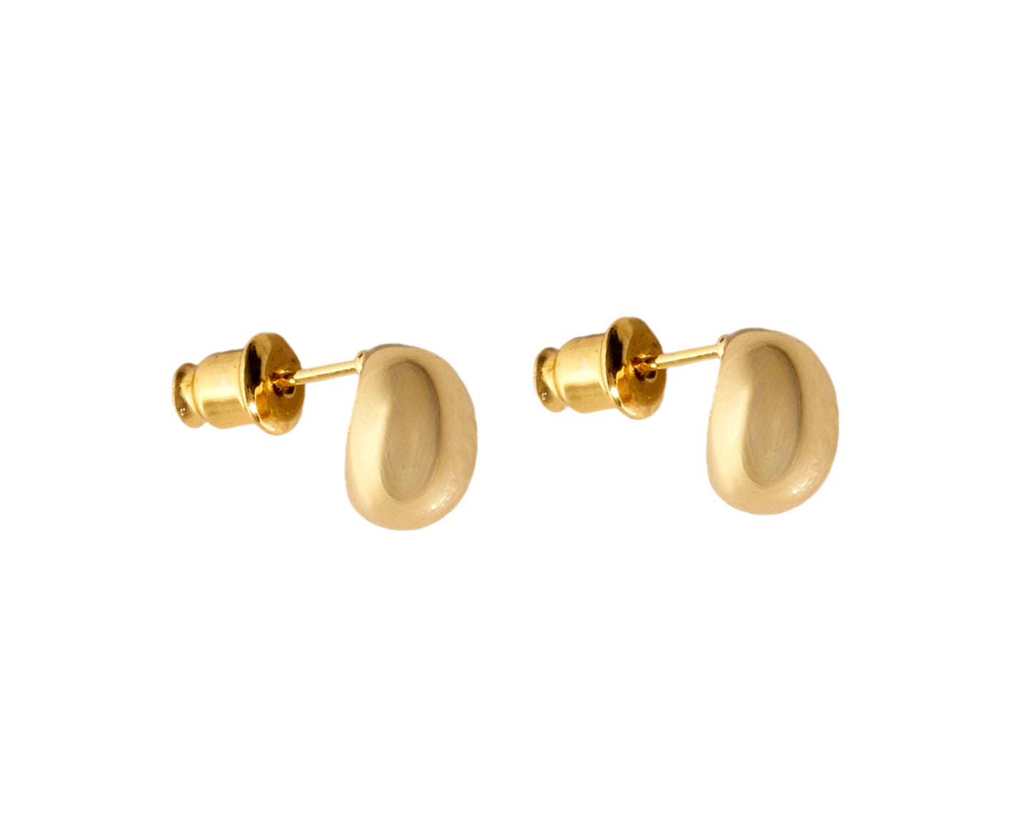 Aretes Ava - Chapa de Oro
