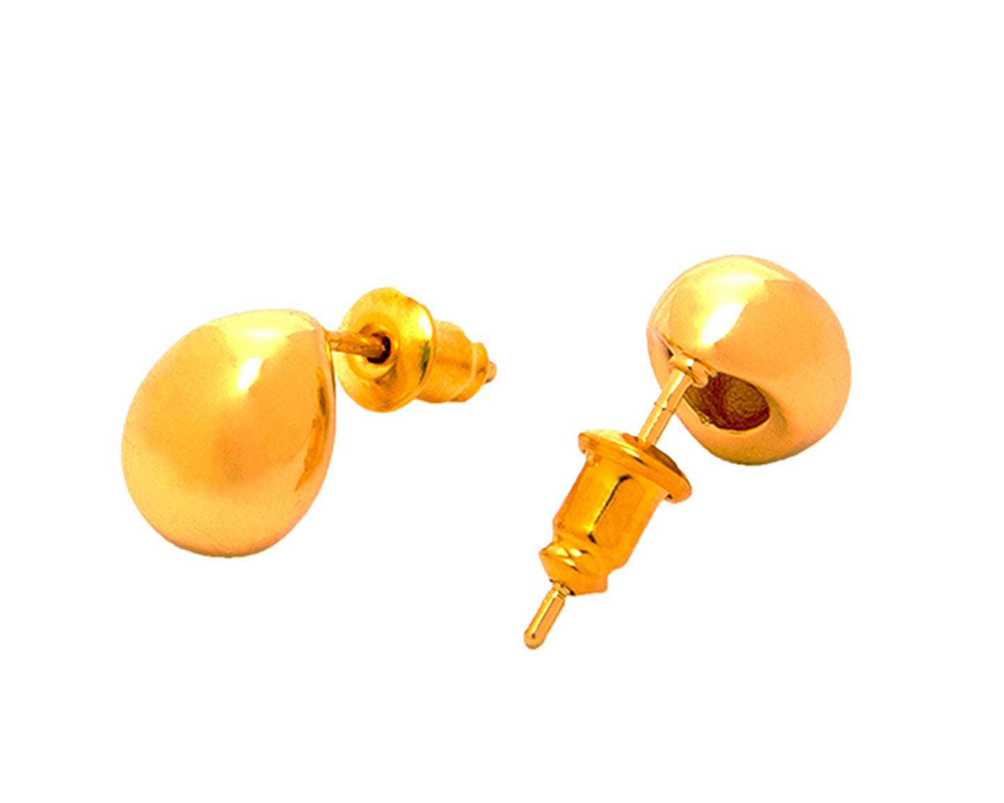 Aretes Ava - Chapa de Oro