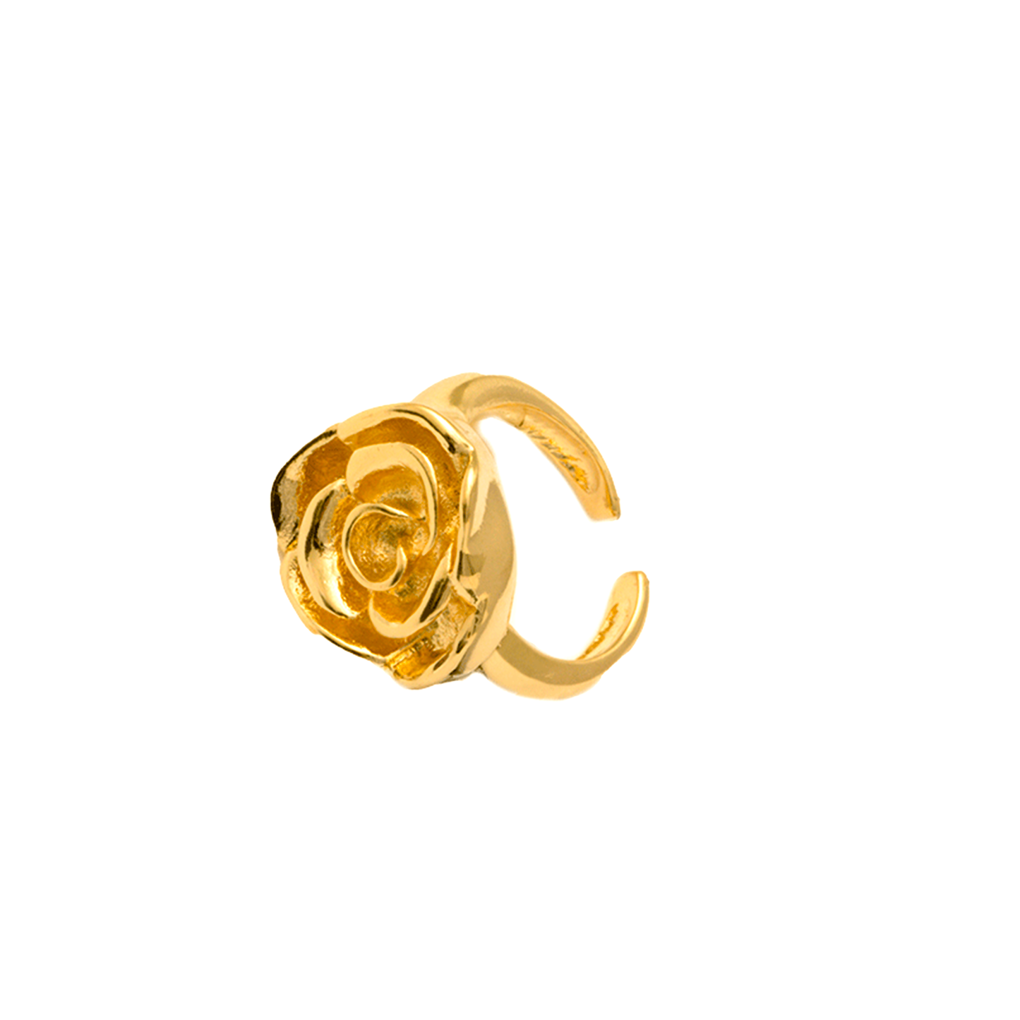 Anillo Rosal Ajustable - Chapa de Oro