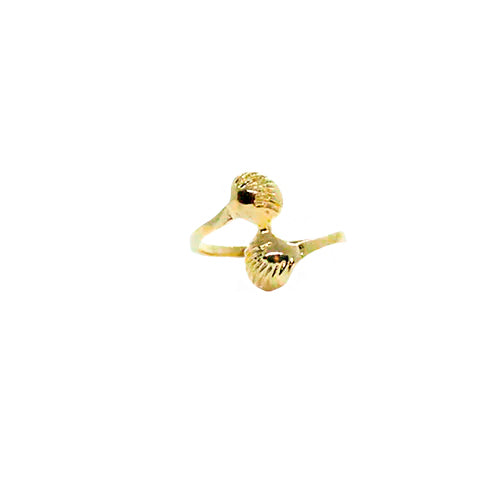 Anillo Golden Shell Sea – Chapa de Oro