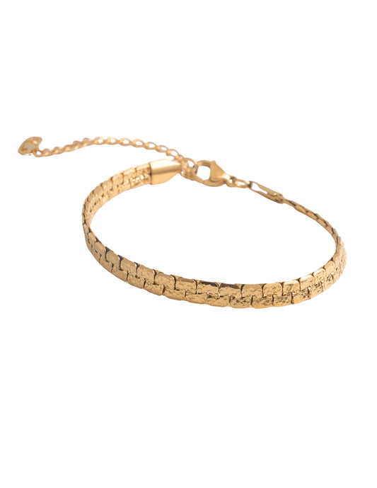 Pulsera Tejido Cuadrado Plano