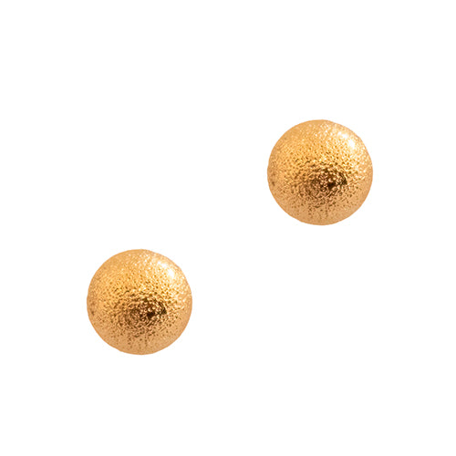 Golden Ball Earring - Chapa de Oro