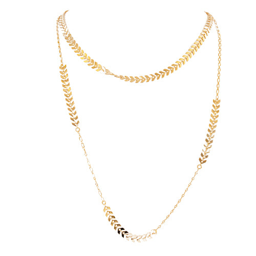 Collar Flechas – Chapa de Oro