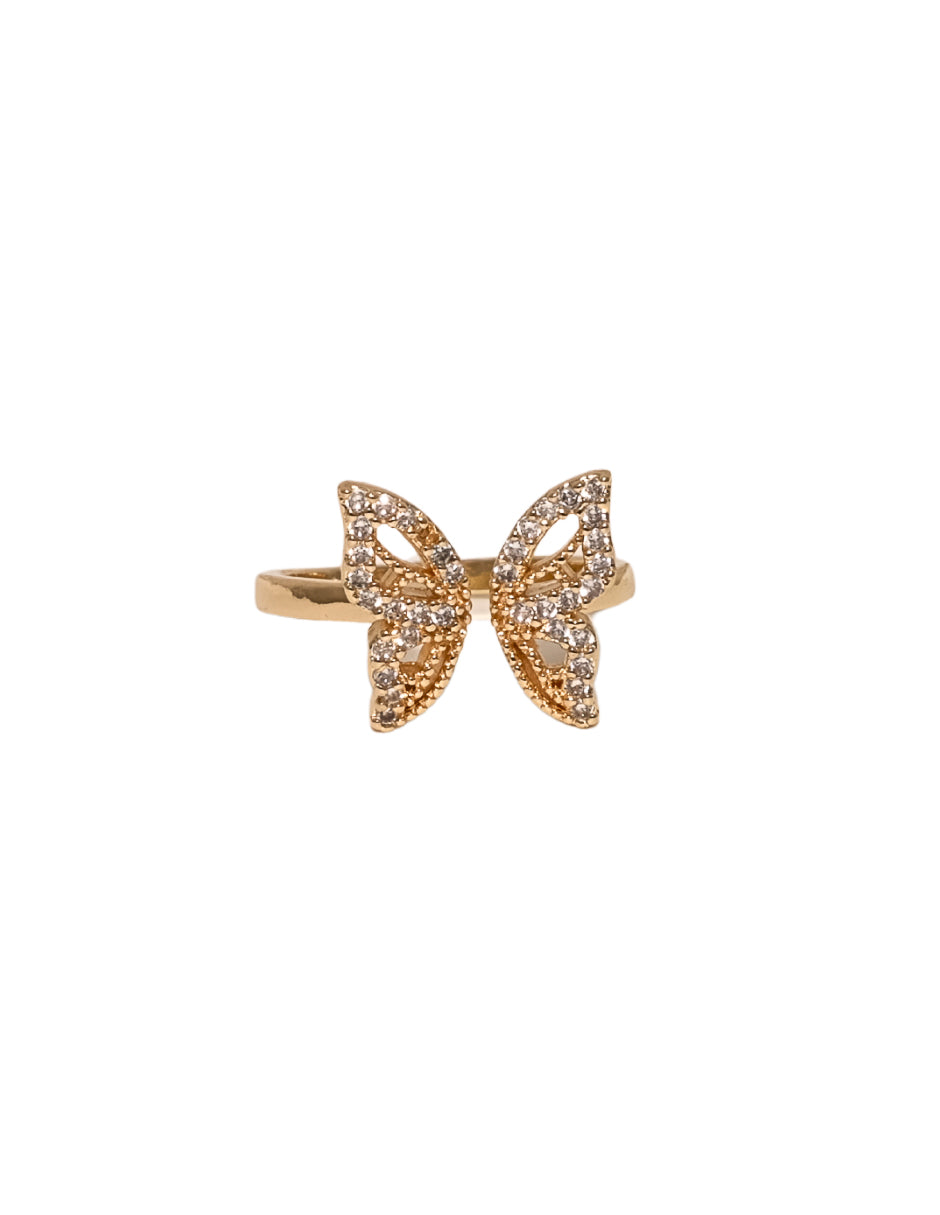 ANILLO MARIPOSA ZIRCONIAS
