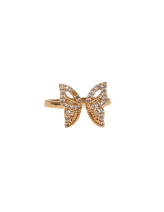 ANILLO MARIPOSA ZIRCONIAS