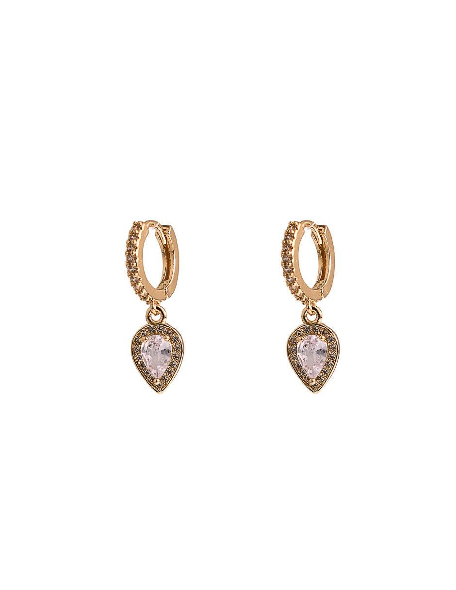 ARRACADAS CON ZIRCONIA GRANDE