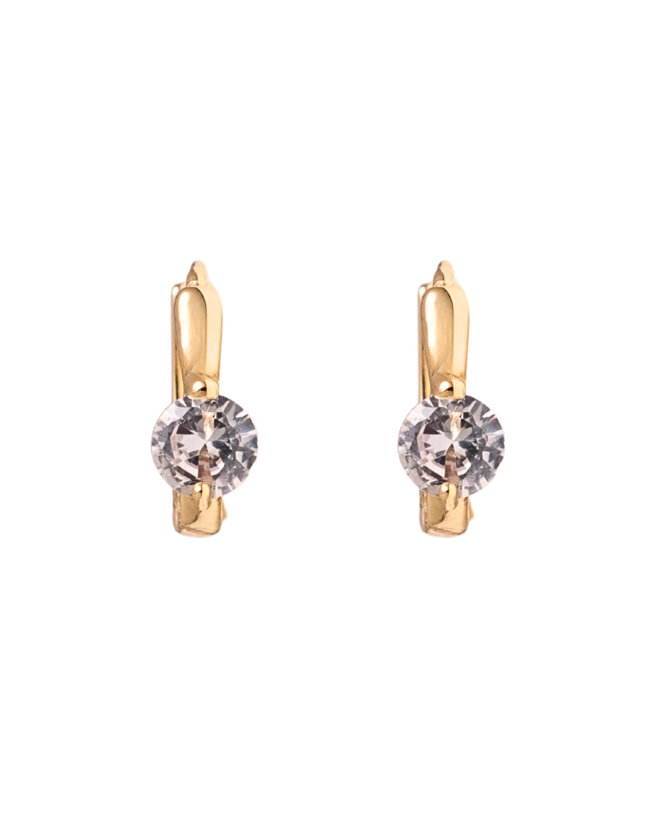 ARRACADA ANCHA ZIRCONIA TRANSPARENTE