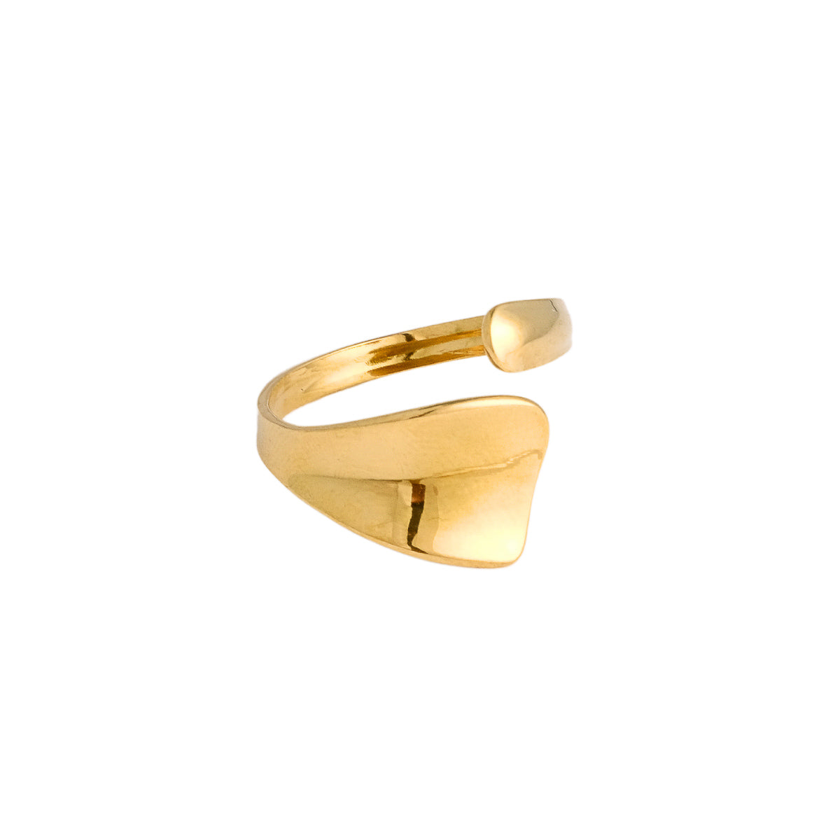 Anillo Ajustable Abierto - Chapa de Oro