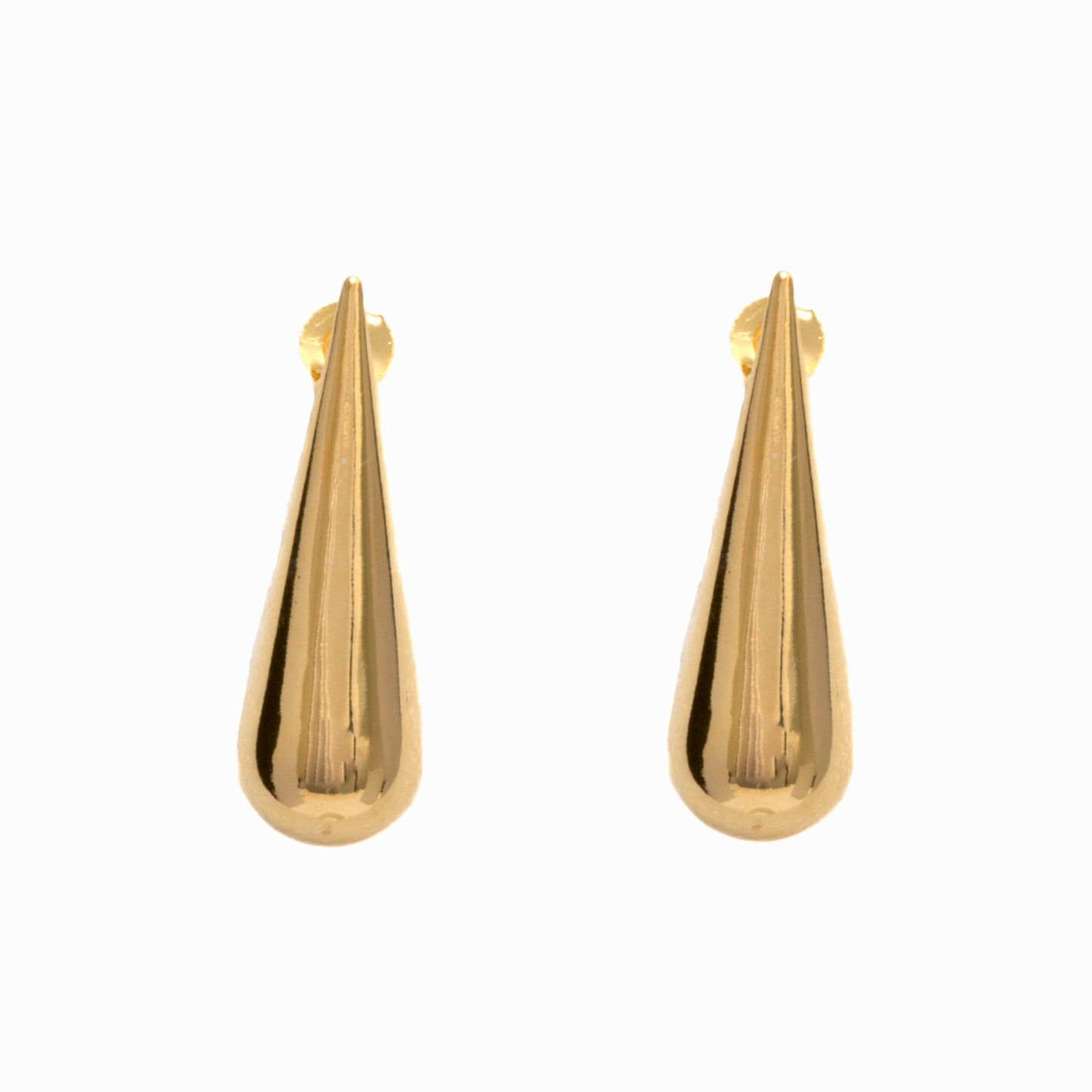 Arete Largo Drop - Chapa de Oro