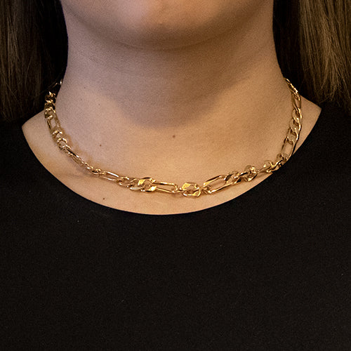 Golden Necklace & Medium Chains