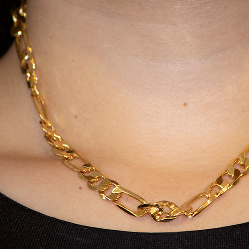 Golden Necklace & Medium Chains