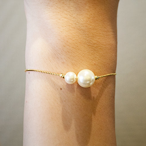 Pearl Bracelet - Chapa de Oro