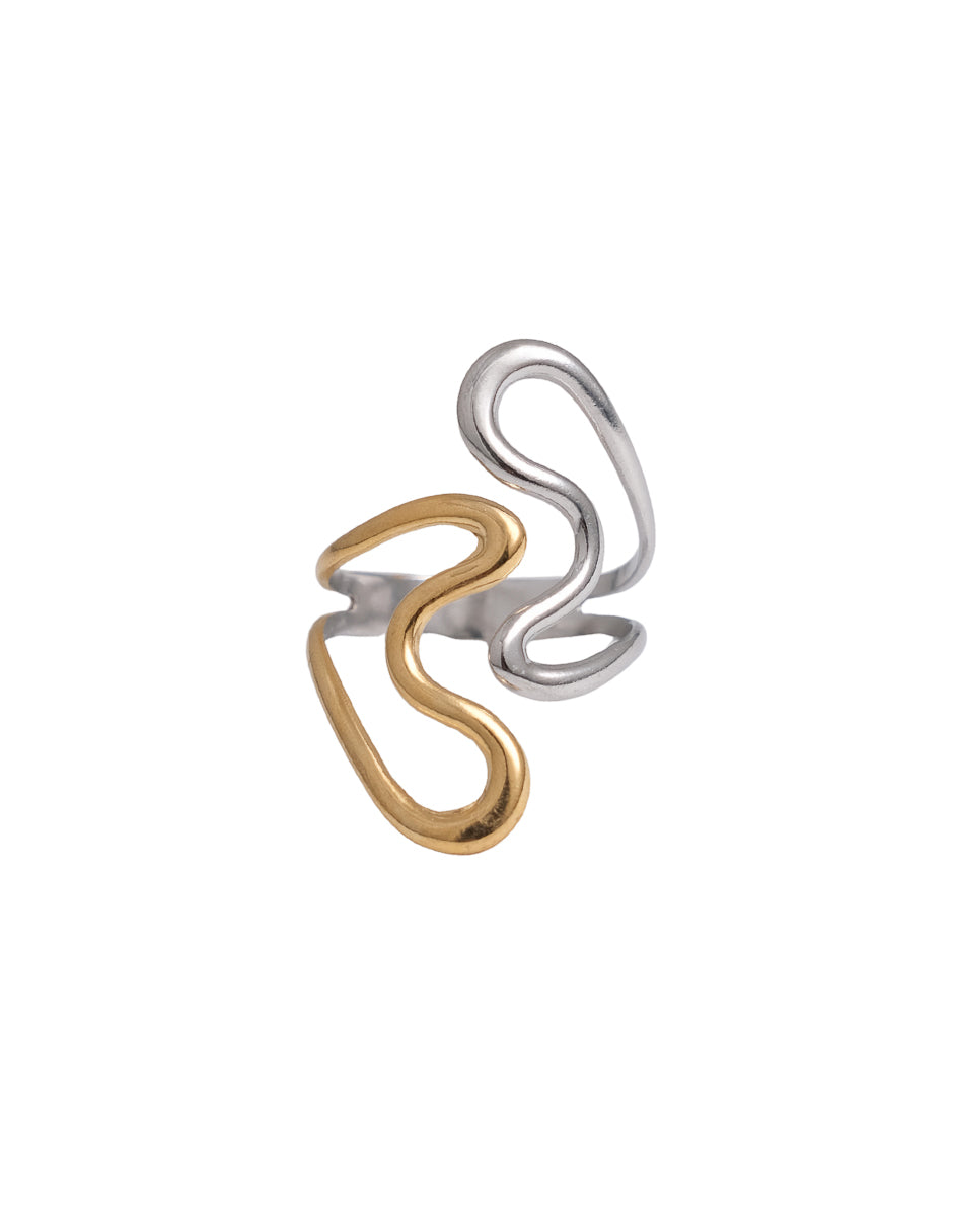 ANILLO COMBINADO ONDULADO