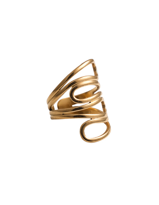 ANILLO DORADO AJUSTABLE