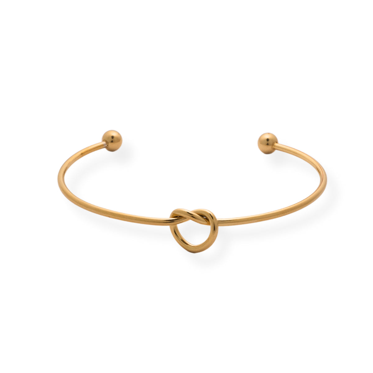 Pulsera Ajustable Nudo- Chapa de Oro